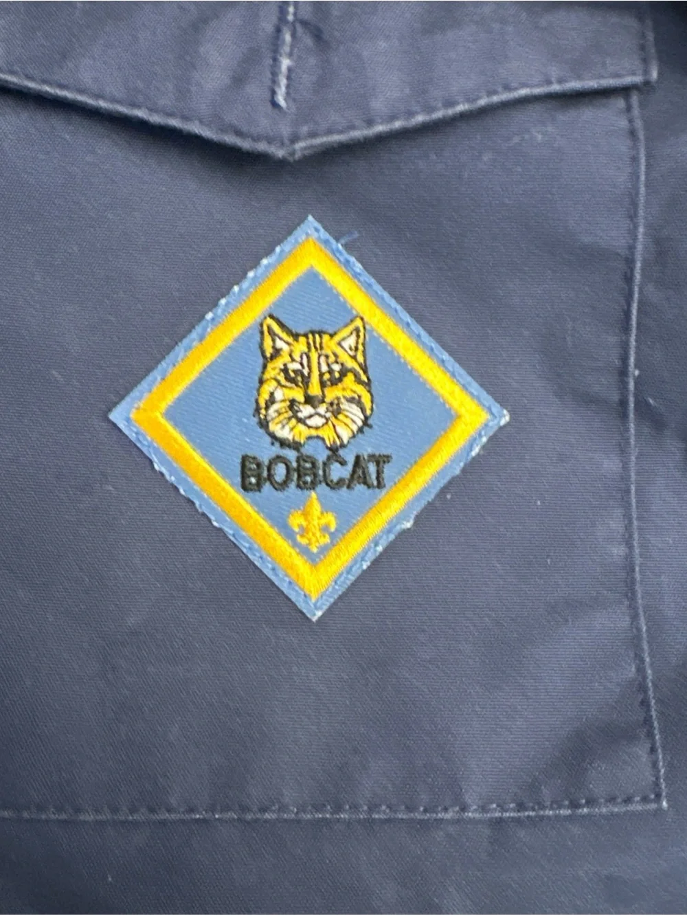 Boy Scouts Uniform Youth Small Blue Patches Pin Costume Play Outdoors Hiking